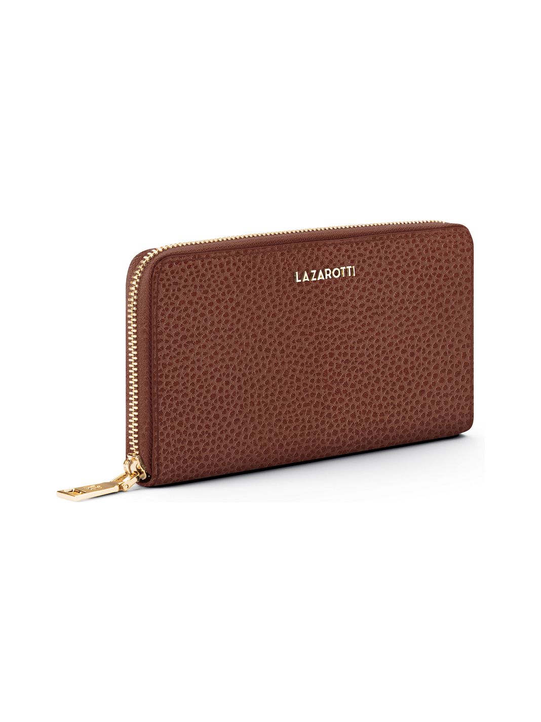 Lazarotti Portafoglio Bologna in pelle XL con chiusura a zip perimetrale, 19 cm Lazarotti Portafoglio Bologna in pelle XL con chiusura a zip perimetrale, 19 cm