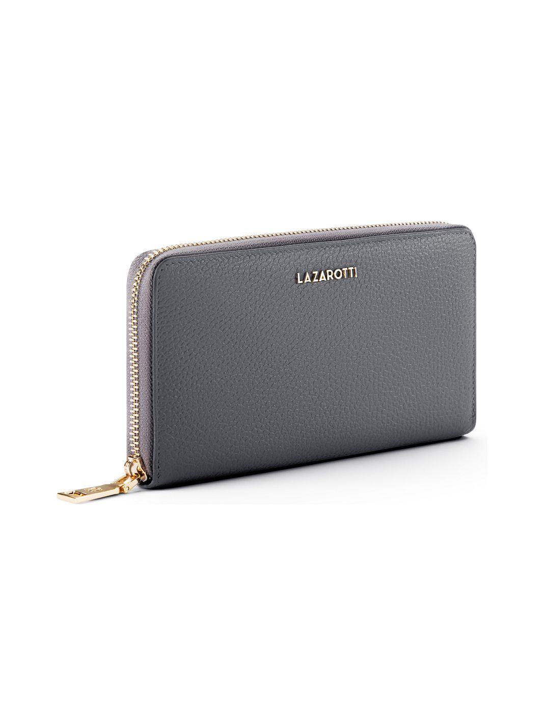 Lazarotti Portafoglio Bologna in pelle XL con chiusura a zip perimetrale, 19 cm Lazarotti Portafoglio Bologna in pelle XL con chiusura a zip perimetrale, 19 cm