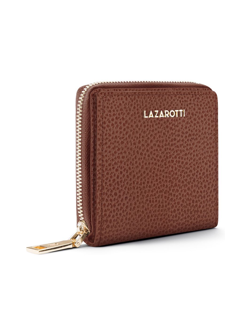 Lazarotti Portafoglio Bologna in pelle, medio, con chiusura a zip perimetrale, 10 cm Lazarotti Portafoglio Bologna in pelle, medio, con chiusura a zip perimetrale, 10 cm