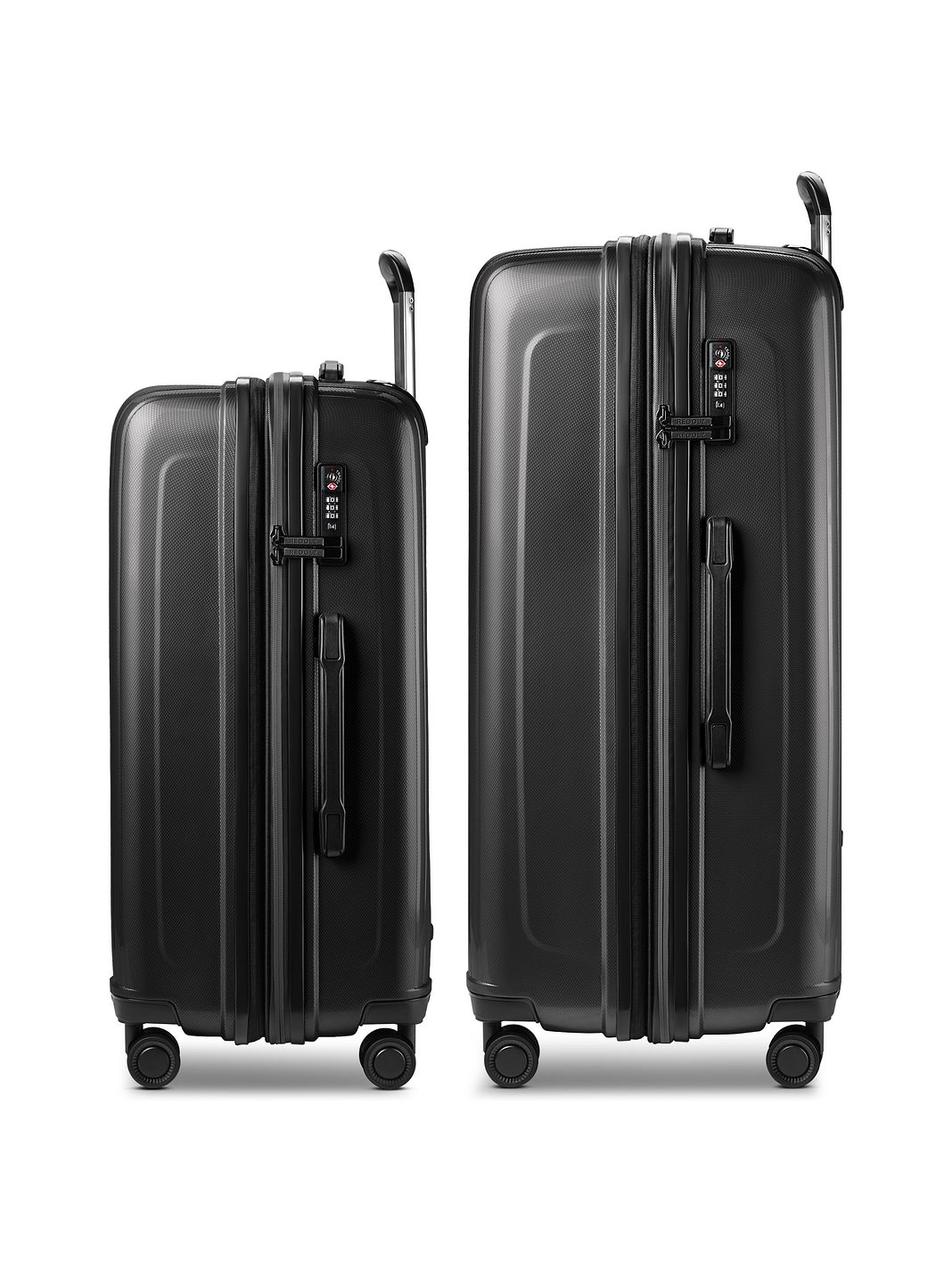 Redolz Set di valigie Essentials 14 a 4 ruote M+L espandibile Redolz Set di valigie Essentials 14 a 4 ruote M+L espandibile
