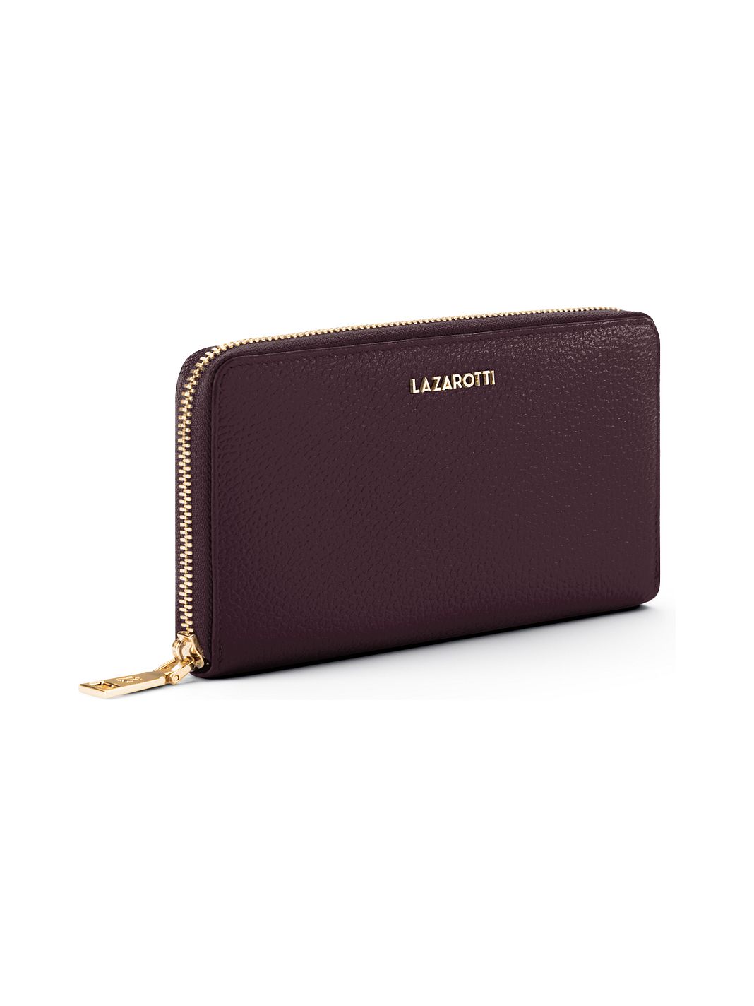 Lazarotti Portafoglio Bologna in pelle XL con chiusura a zip perimetrale, 19 cm Lazarotti Portafoglio Bologna in pelle XL con chiusura a zip perimetrale, 19 cm