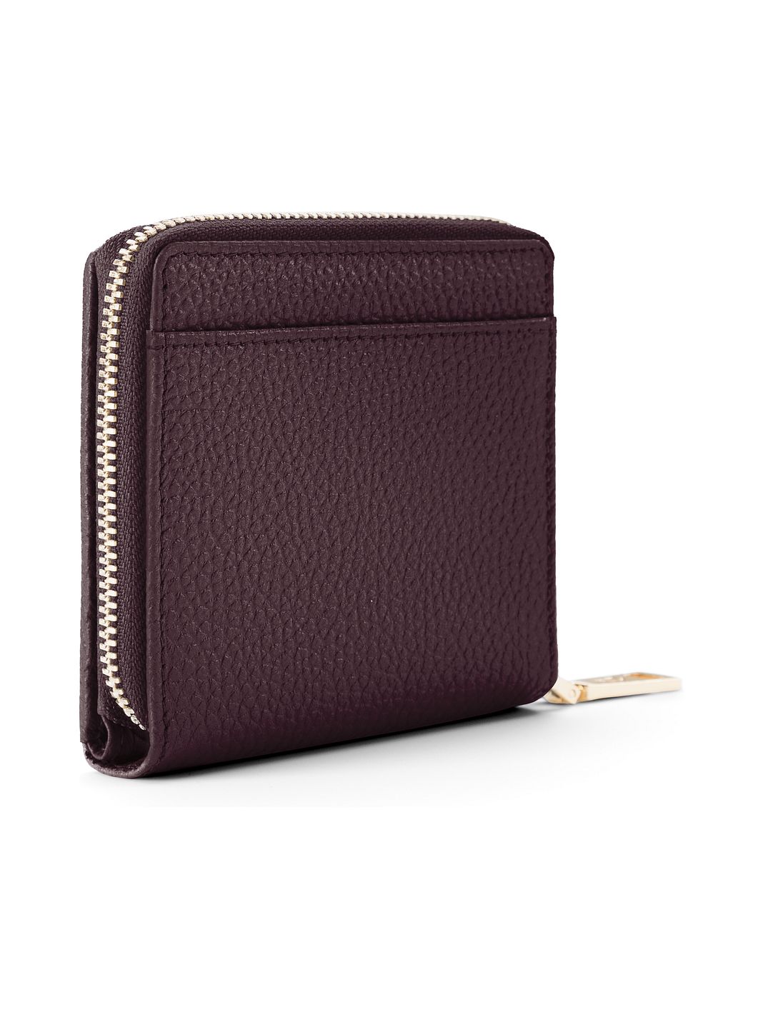 Lazarotti Cartera de piel «Bologna» mediana con cremallera perimetral, 10 cm