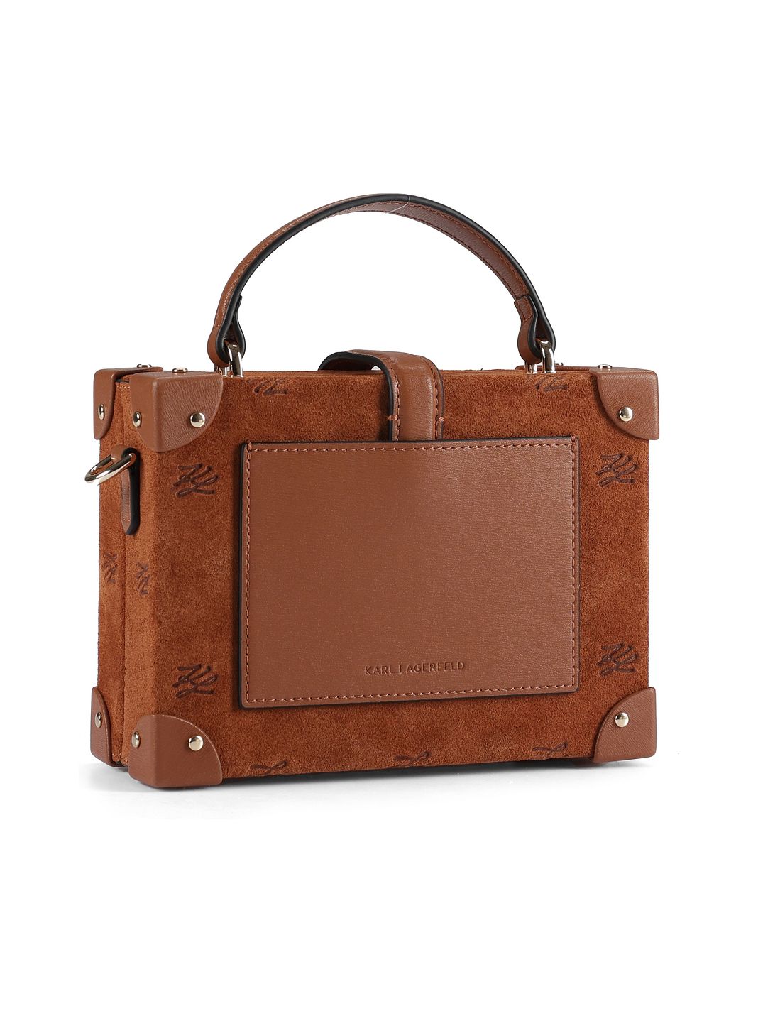 Karl Lagerfeld Autograph Mini borsa a mano Vera Pelle 17.5 cm Karl Lagerfeld Autograph Mini borsa a mano Vera Pelle 17.5 cm