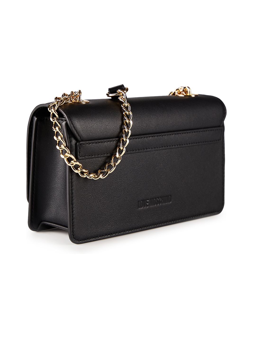 Love Moschino Victory Heart Borsa a spalla Vera Pelle 21.5 cm Love Moschino Victory Heart Borsa a spalla Vera Pelle 21.5 cm