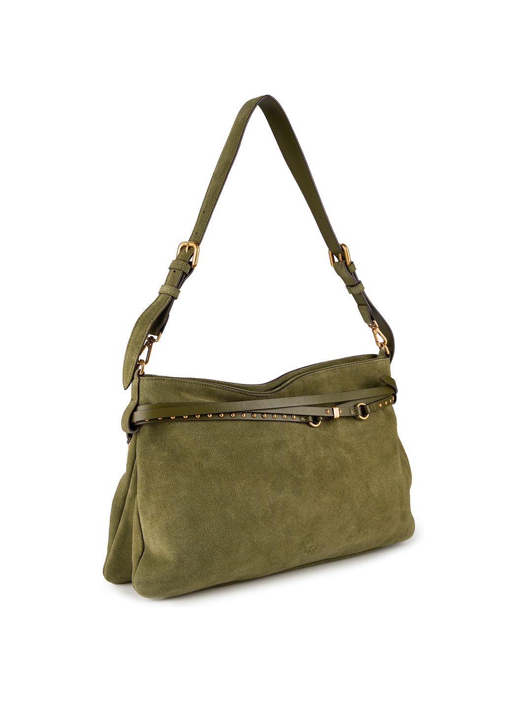 PINKO Belt Bag Big Borsa a spalla Vera Pelle 40 cm PINKO Belt Bag Big Borsa a spalla Vera Pelle 40 cm
