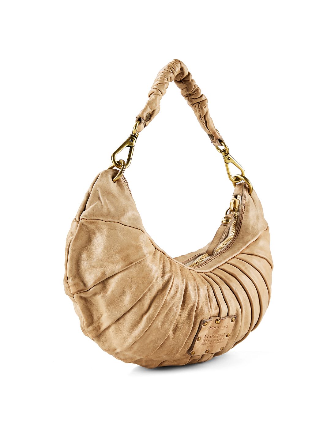Campomaggi Luna Borsa a spalla Vera Pelle 34 cm