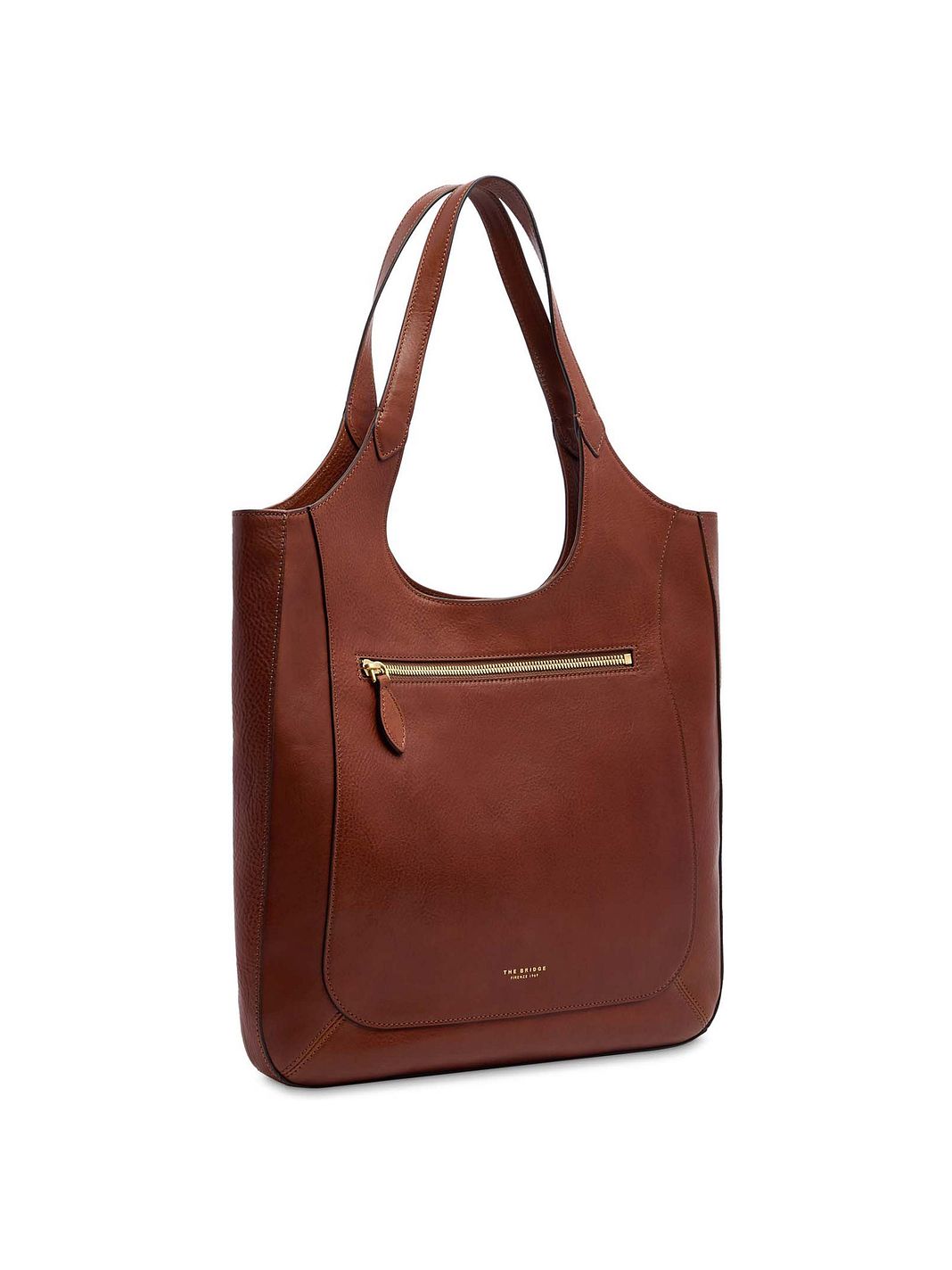 The Bridge Luce Soft Borsa shopper Vera Pelle 37 cm The Bridge Luce Soft Borsa shopper Vera Pelle 37 cm