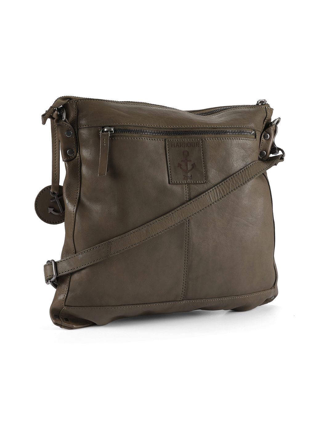 Harbour 2nd Anchor Love Borsa a tracolla Vera Pelle 34 cm Harbour 2nd Anchor Love Borsa a tracolla Vera Pelle 34 cm