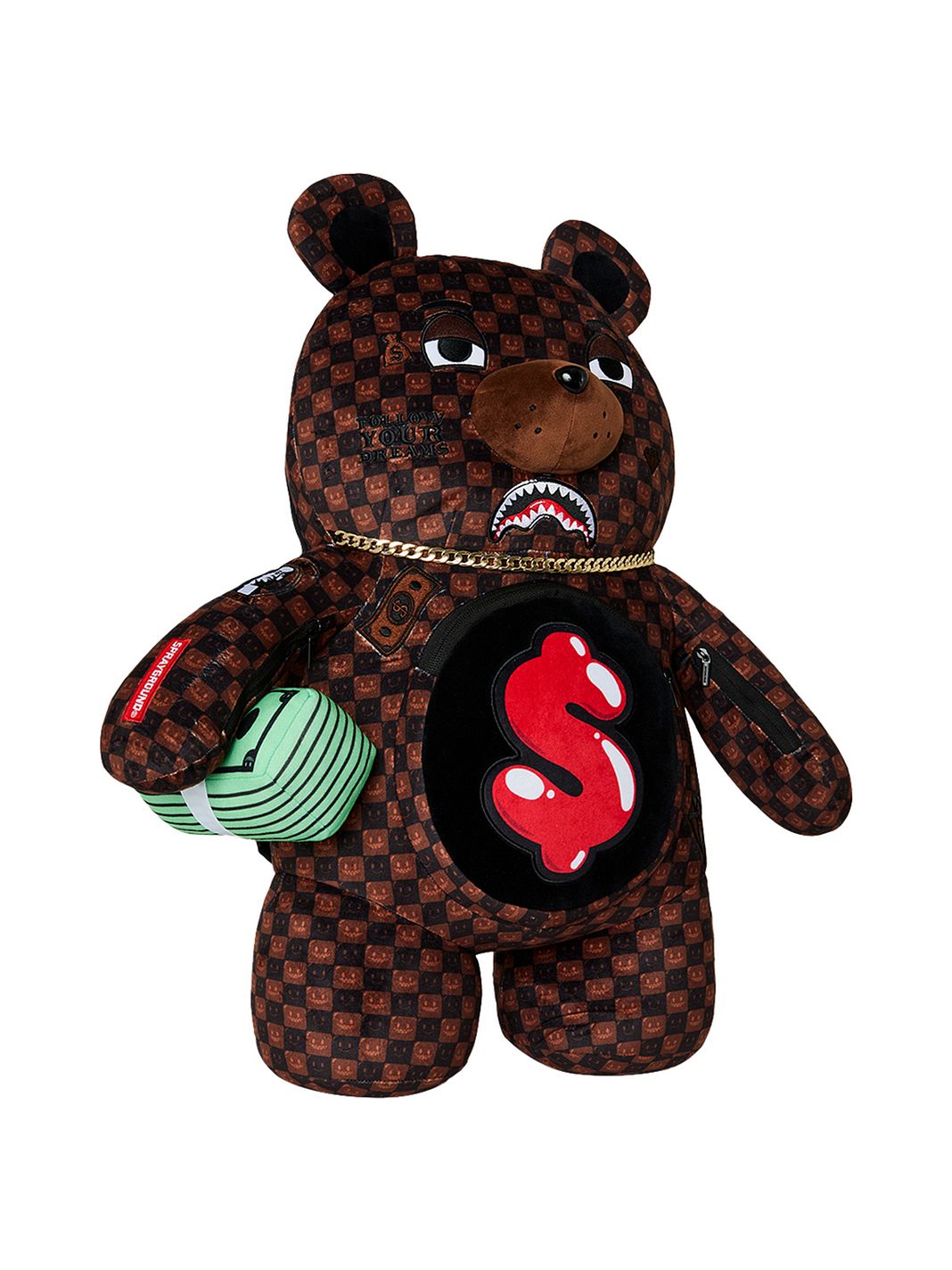 Sprayground Sharks In Paris Zaino da giorno 63.5 cm Sprayground Sharks In Paris Zaino da giorno 63.5 cm