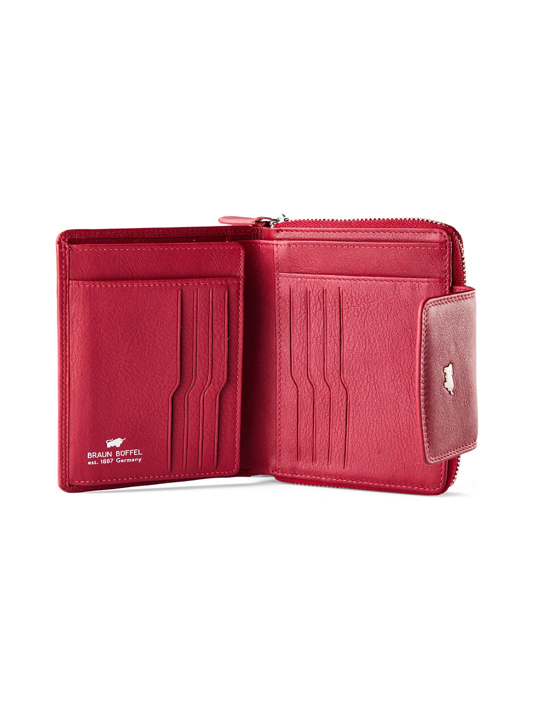 Braun Büffel Golf 3.0 Portafoglio Protezione RFID Vera Pelle 12.5 cm Braun Büffel Golf 3.0 Portafoglio Protezione RFID Vera Pelle 12.5 cm