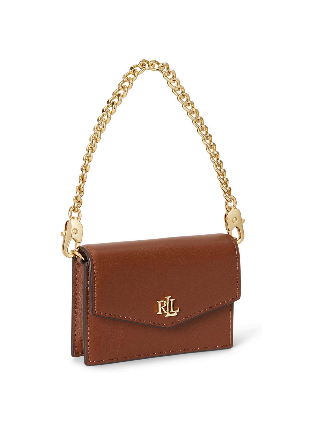 Lauren Ralph Lauren Mini borsa a mano Vera Pelle 10 cm Lauren Ralph Lauren Mini borsa a mano Vera Pelle 10 cm