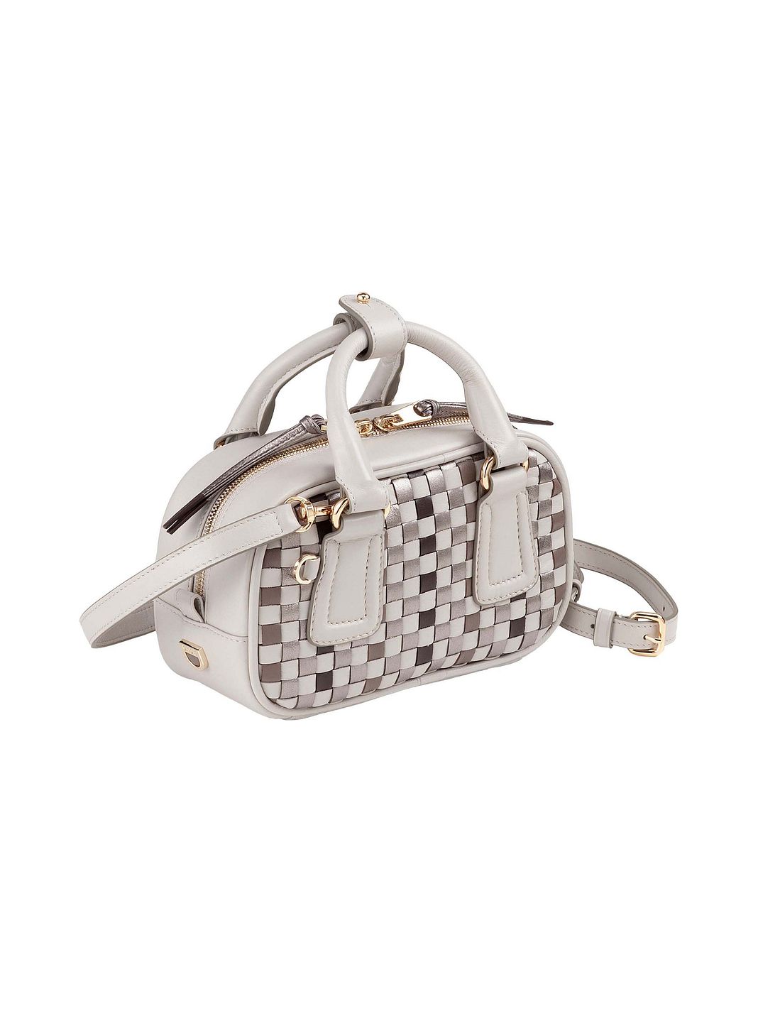 DuDu Woven Bolso Piel natural 20.5 cm DuDu Woven Bolso Piel natural 20.5 cm