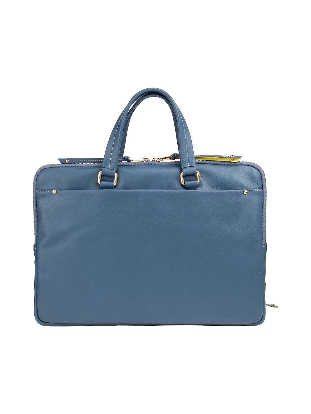 DuDu Pocket Maletín Piel natural 36 cm Compartimento para el portátil