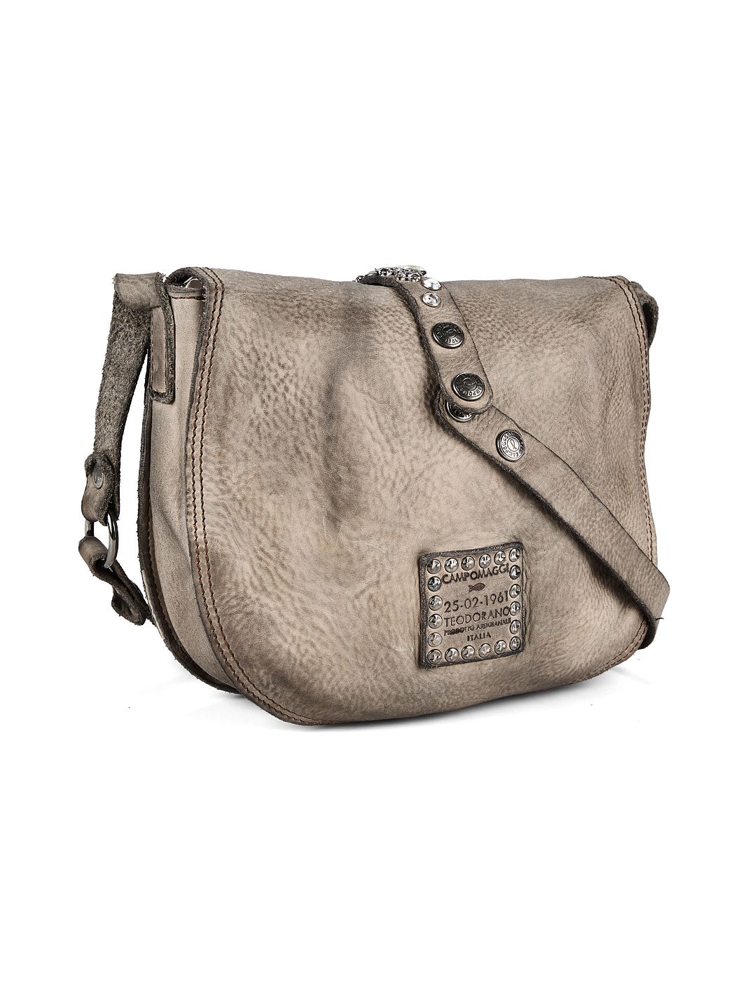 Campomaggi Linda Bolsa de hombro Piel natural 22 cm Campomaggi Linda Bolsa de hombro Piel natural 22 cm