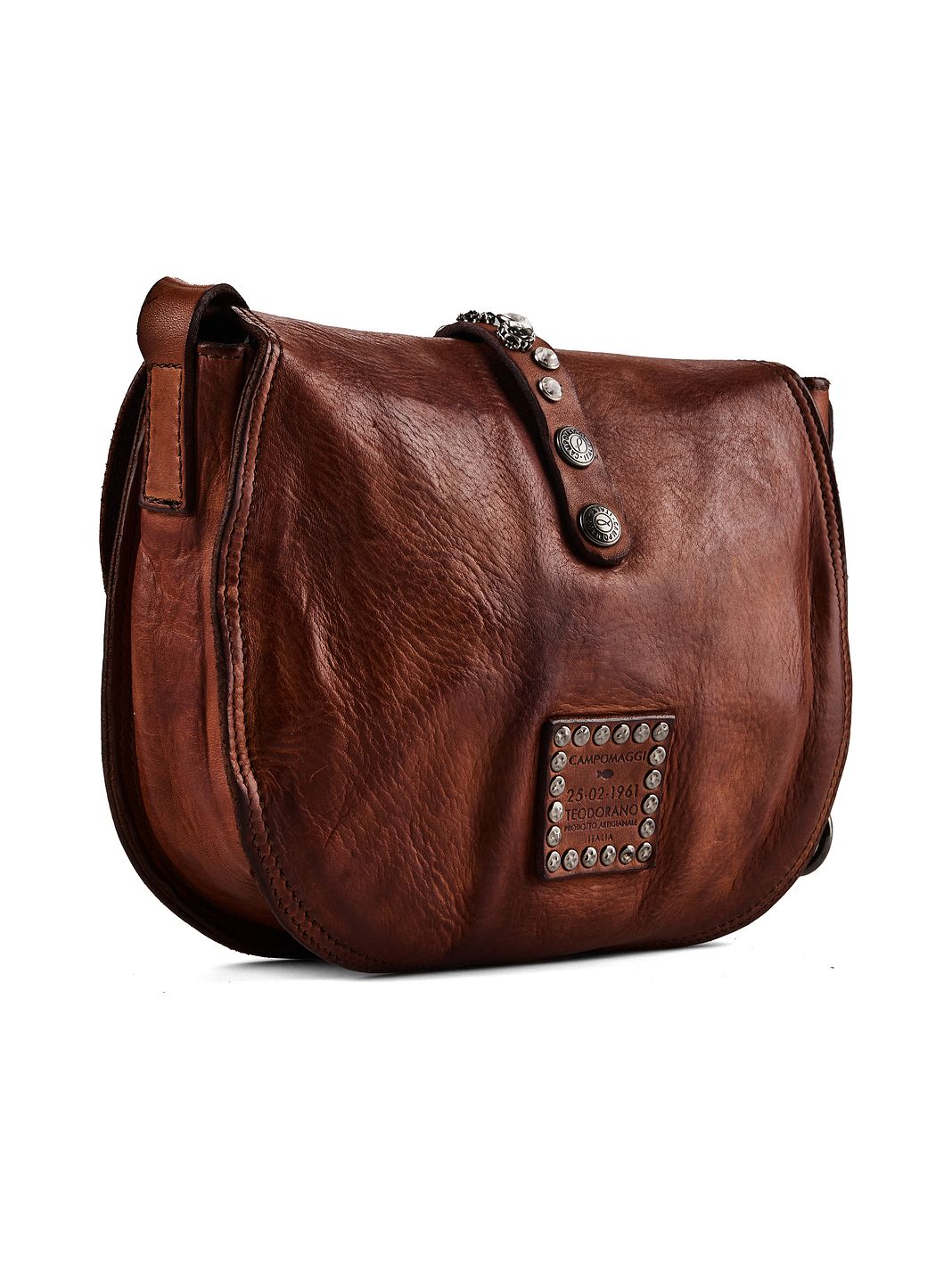 Campomaggi Linda Bolsa de hombro Piel natural 22 cm