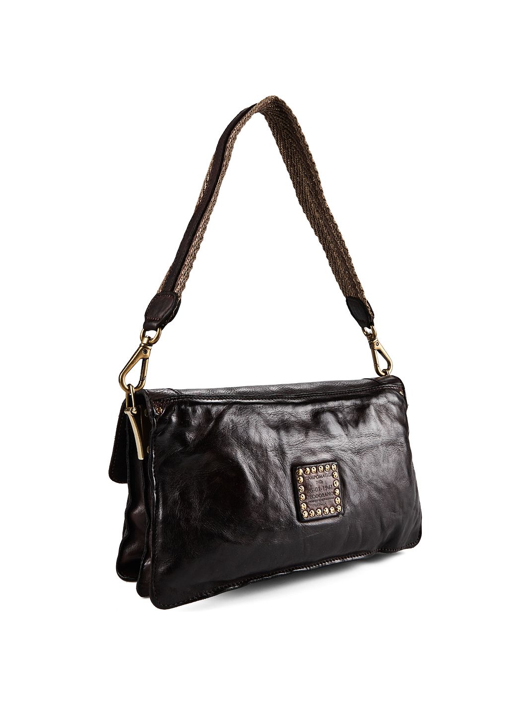 Campomaggi Agnese Borsa a spalla Vera Pelle 27.5 cm Campomaggi Agnese Borsa a spalla Vera Pelle 27.5 cm