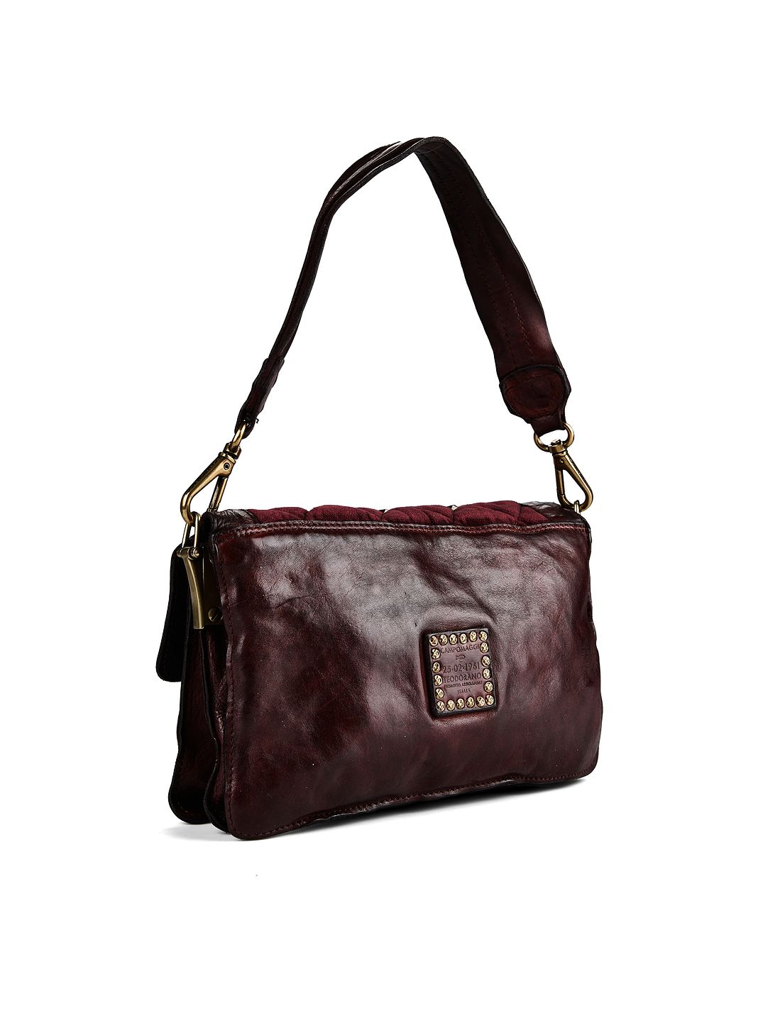 Campomaggi Agnese Borsa a spalla Vera Pelle 27.5 cm Campomaggi Agnese Borsa a spalla Vera Pelle 27.5 cm