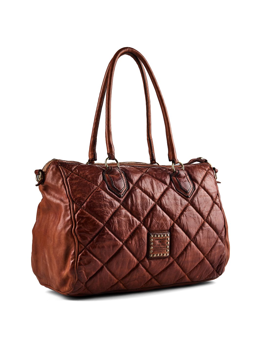 Campomaggi Ricciarda Borsa a spalla L Vera Pelle 35 cm Campomaggi Ricciarda Borsa a spalla L Vera Pelle 35 cm