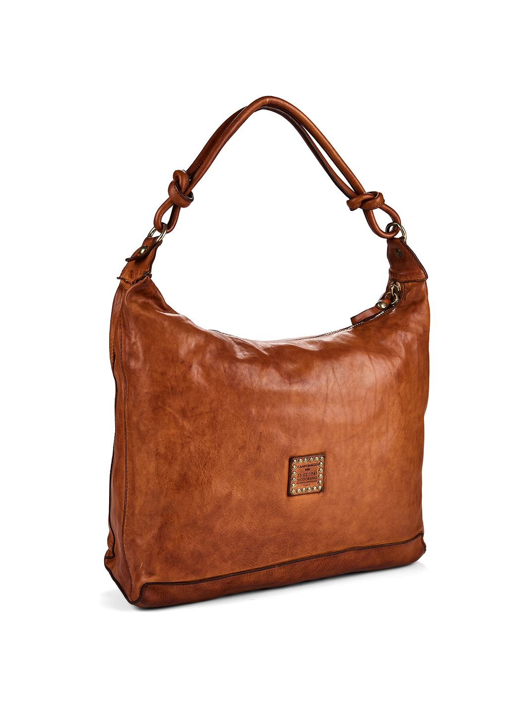 Campomaggi Vittoria Borsa a spalla L Vera Pelle 40 cm