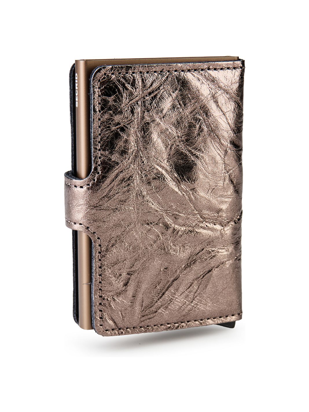 Secrid Miniwallet Custodia per carta di credito Protezione RFID Vera Pelle 6.5 cm