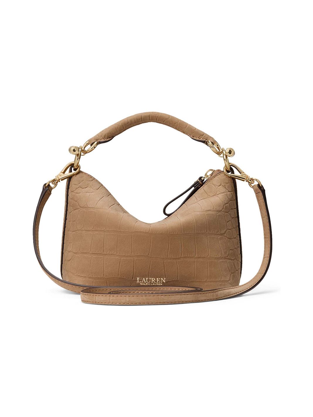 Lauren Ralph Lauren Blaike Mini borsa a mano Vera Pelle 17 cm Lauren Ralph Lauren Blaike Mini borsa a mano Vera Pelle 17 cm