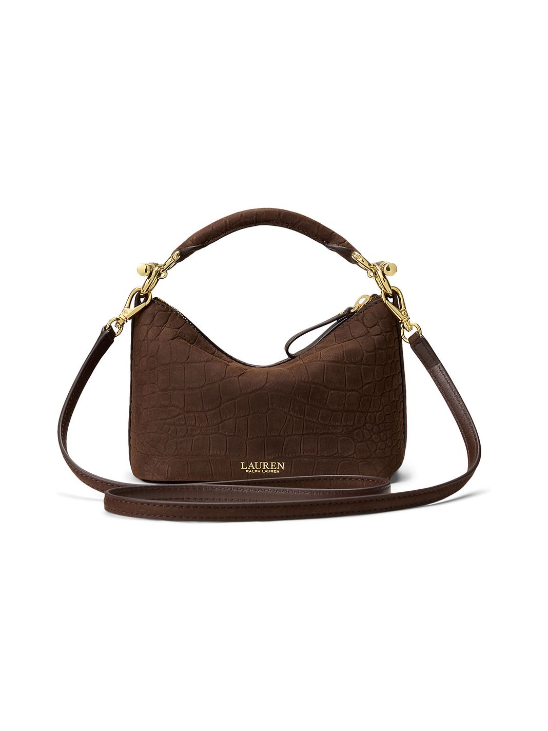 Lauren Ralph Lauren Blaike Mini borsa a mano Vera Pelle 17 cm