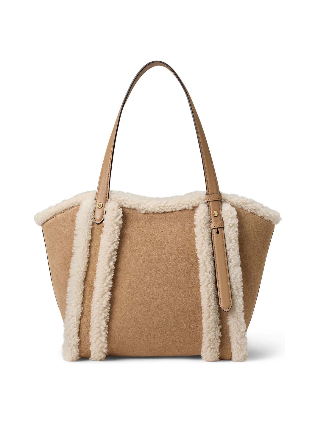 Lauren Ralph Lauren Tasha Borsa a spalla Vera Pelle 37 cm Lauren Ralph Lauren Tasha Borsa a spalla Vera Pelle 37 cm