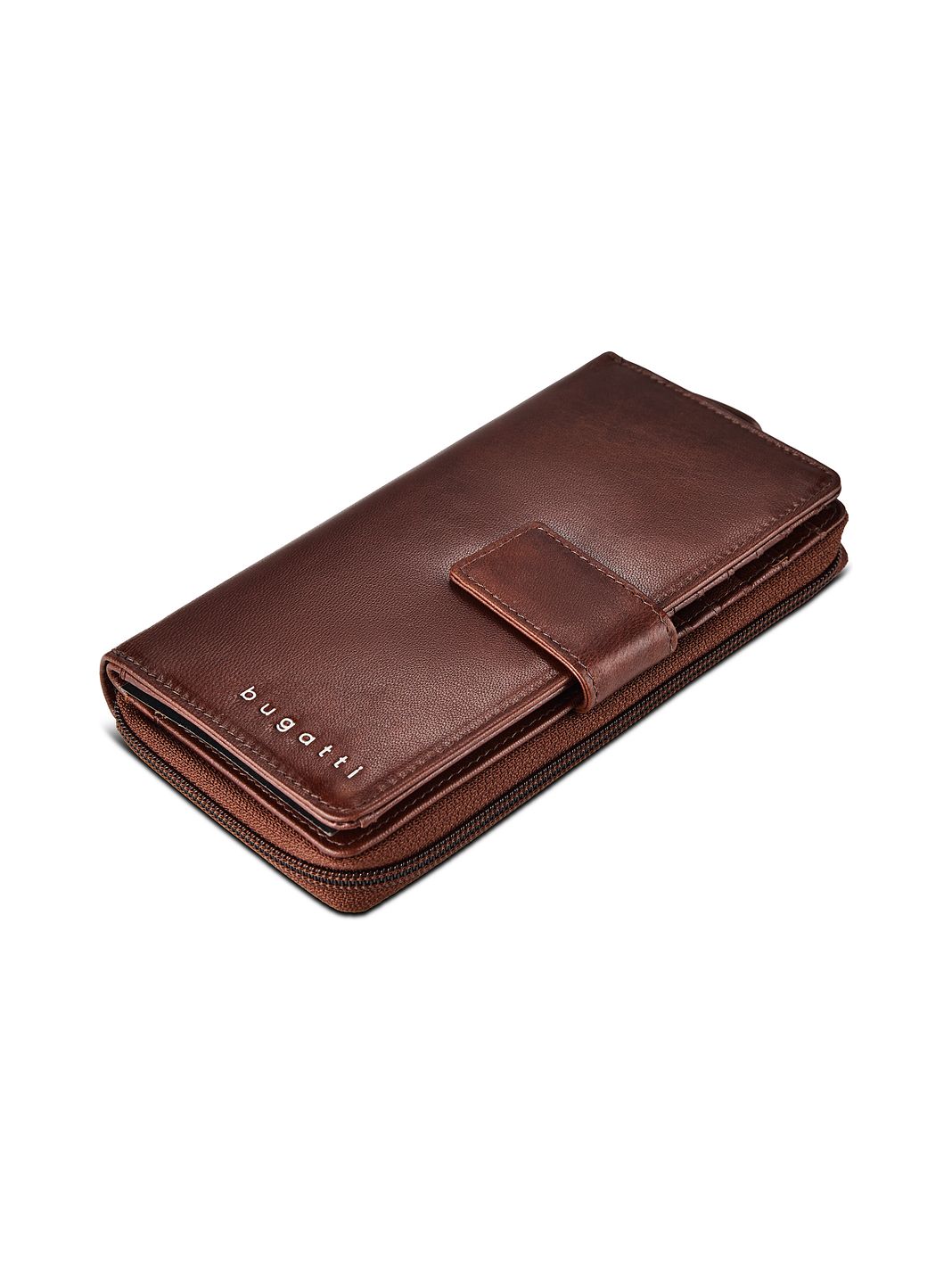 bugatti Valencia Cartera Bloqueo RFID Piel natural 19 cm