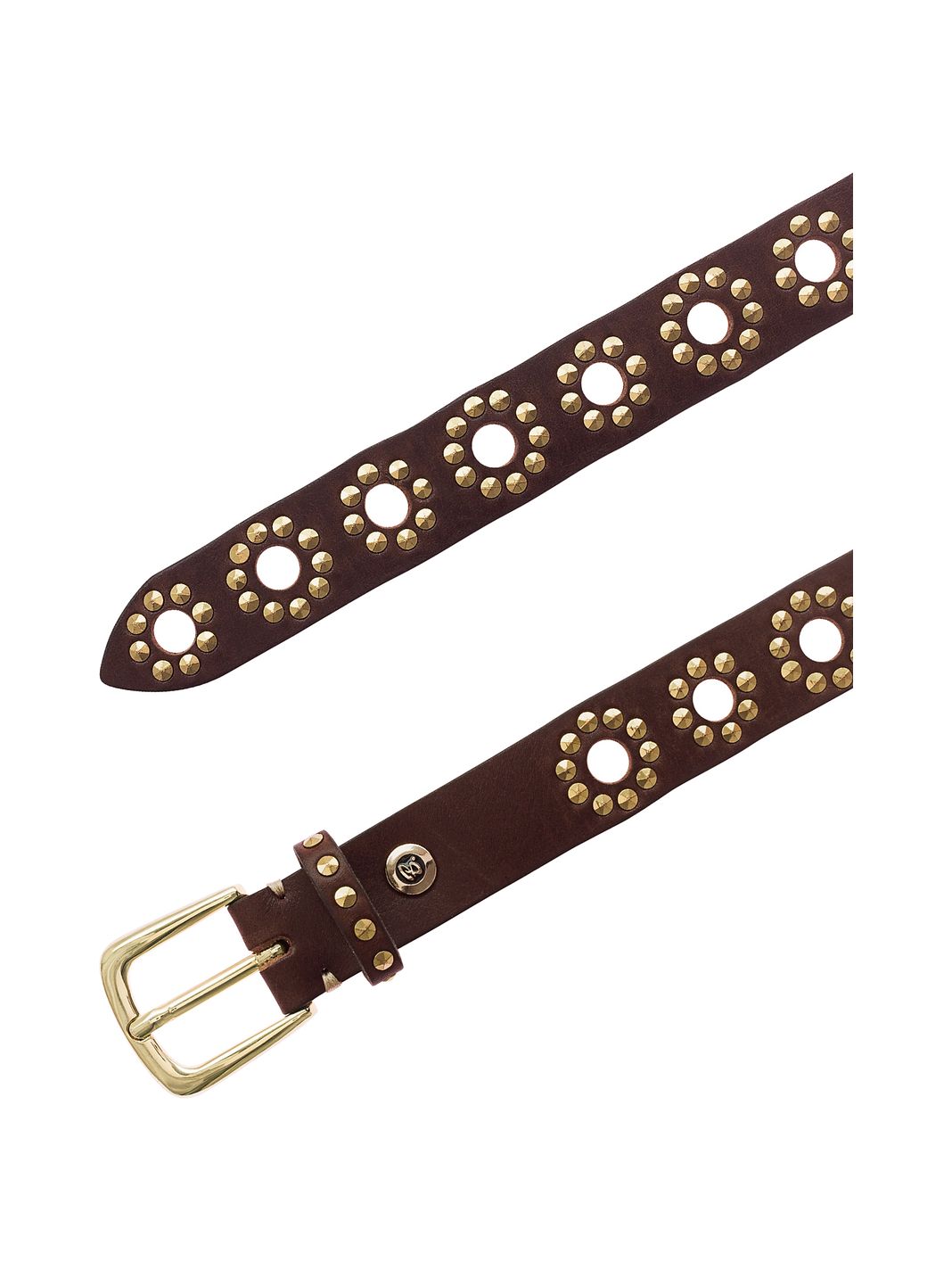 b.belt Cintura con borchie Vera Pelle b.belt Cintura con borchie Vera Pelle