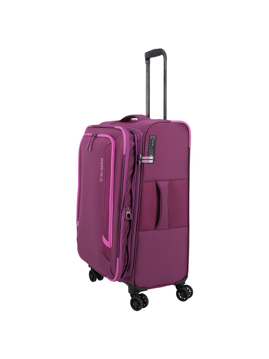 Travelite Corsiica 4-pyöräinen vetolaukku M 67 cm Laajennettava Travelite Corsiica 4-pyöräinen vetolaukku M 67 cm Laajennettava