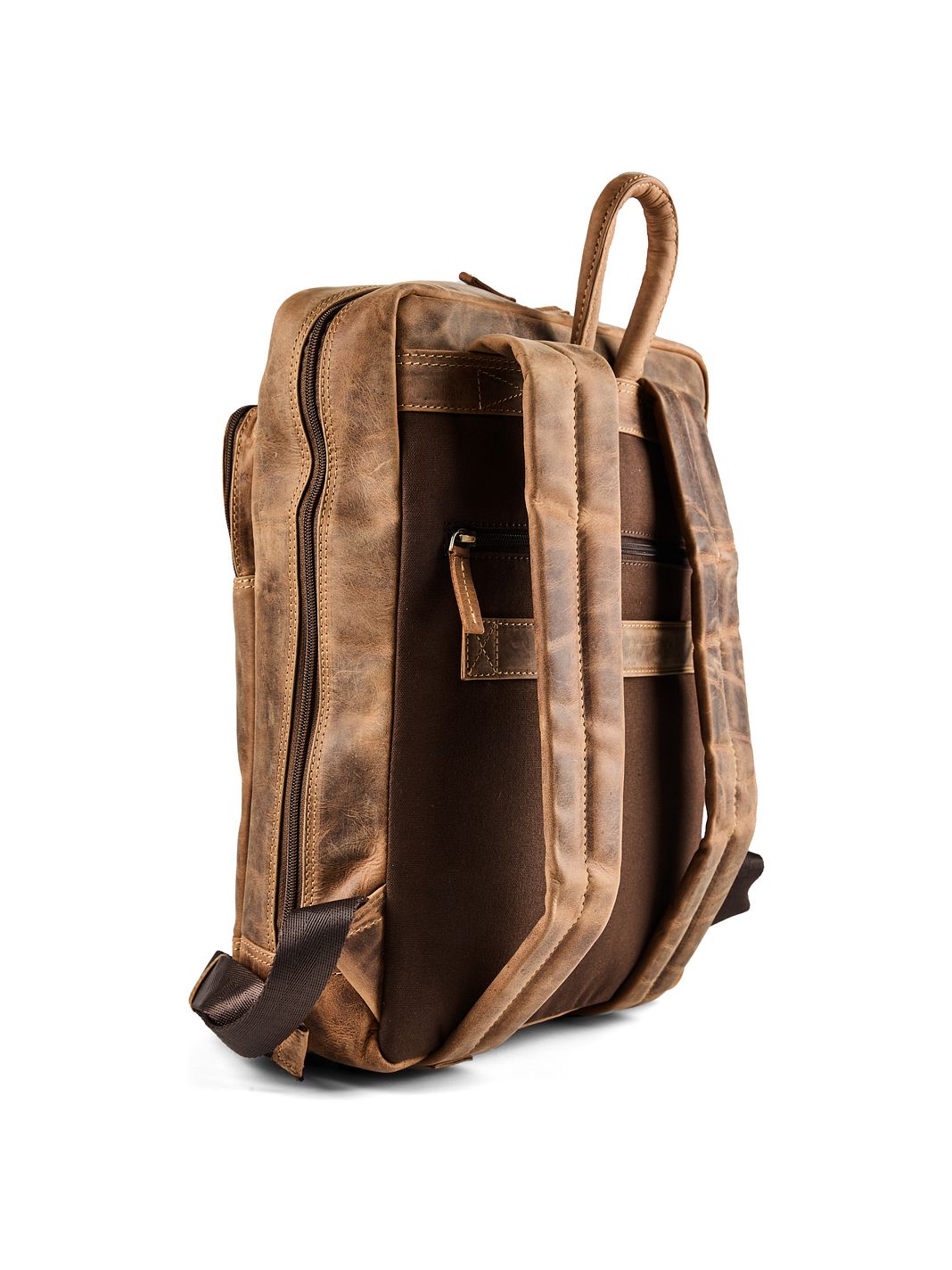 Greenburry Vintage Zaino da giorno Vera Pelle 42 cm Vano porta PC