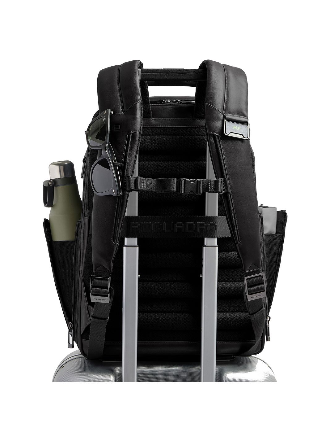 Piquadro Victor Mochila de día Bloqueo RFID Piel natural 46 cm Compartimento para laptop Piquadro Victor Mochila de día Bloqueo RFID Piel natural 46 cm Compartimento para laptop
