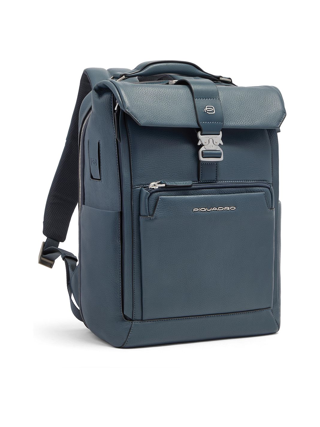 Piquadro Tebe Zaino da giorno Protezione RFID Vera Pelle 44 cm Vano porta PC