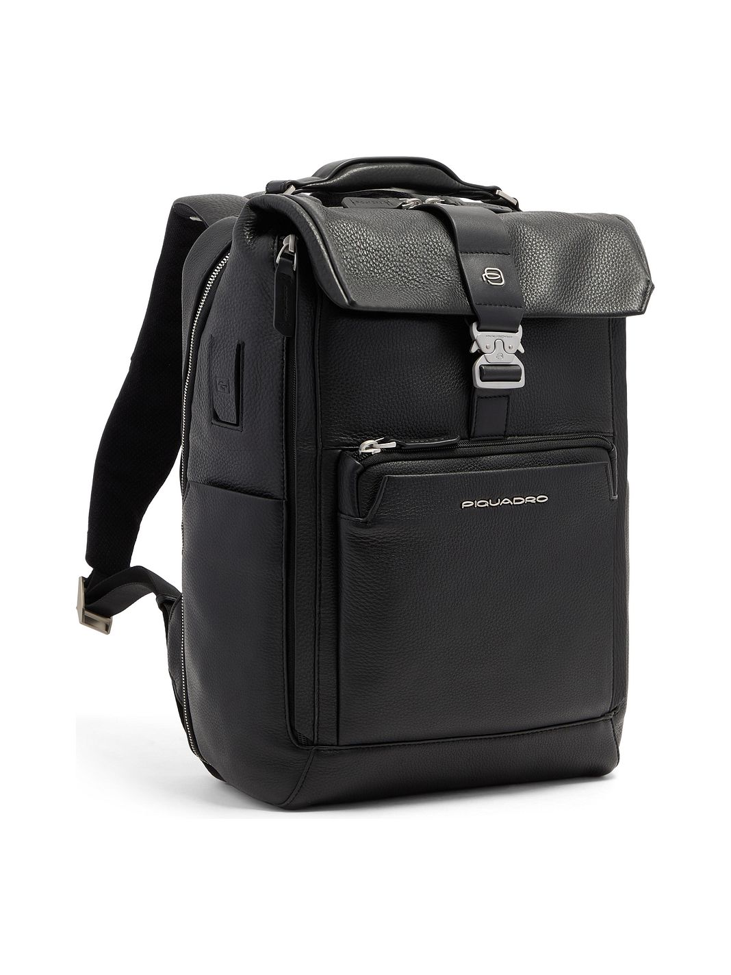 Piquadro Tebe Zaino da giorno Protezione RFID Vera Pelle 44 cm Vano porta PC
