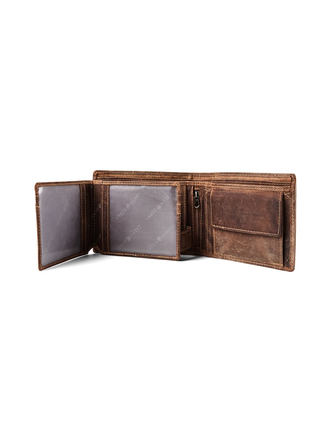 Greenburry Karpfen Cartera Piel natural 12.5 cm
