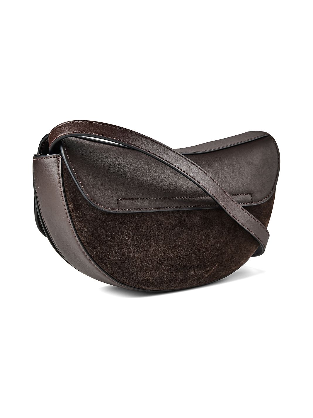 Karl Lagerfeld Signature Borsa a tracolla Vera Pelle 24.5 cm Karl Lagerfeld Signature Borsa a tracolla Vera Pelle 24.5 cm