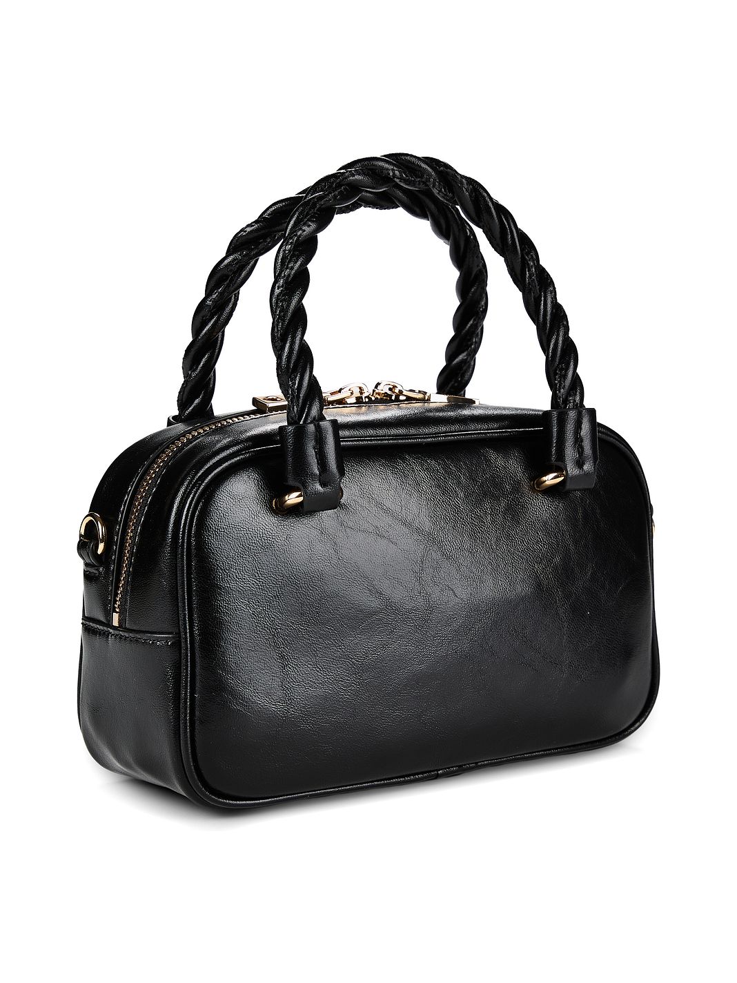 Love Moschino Nero Borsetta Vera Pelle 21 cm Love Moschino Nero Borsetta Vera Pelle 21 cm