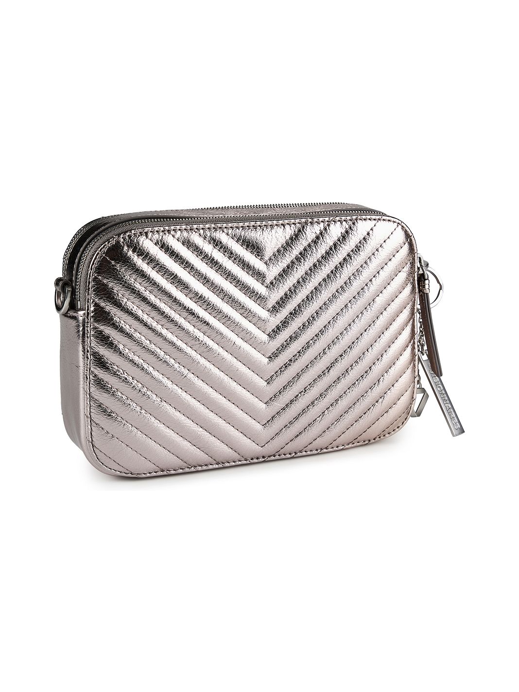 LES VISIONNAIRES Lola Borsa a tracolla Vera Pelle 24.5 cm LES VISIONNAIRES Lola Borsa a tracolla Vera Pelle 24.5 cm