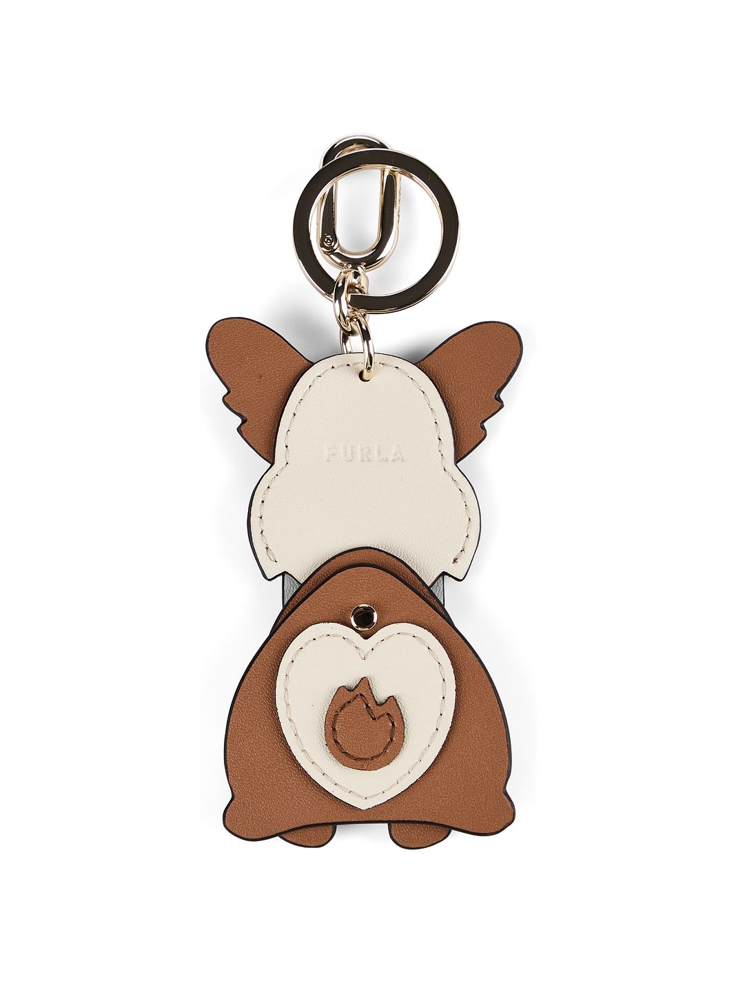 Furla Corgi Nyckelring Läder 5 cm