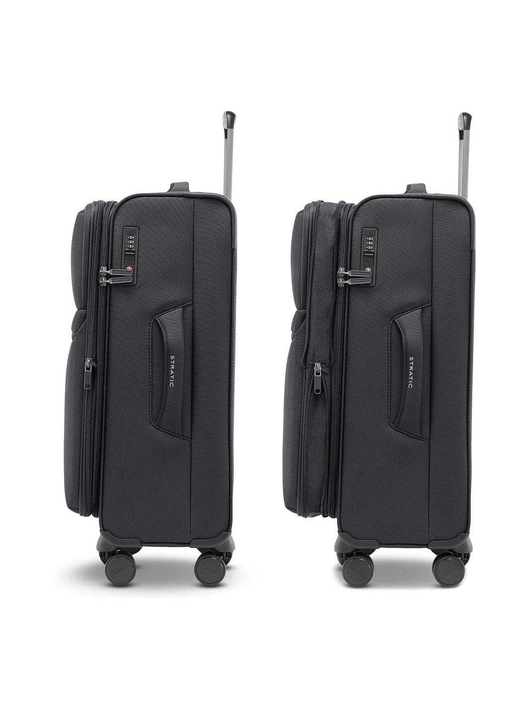 Stratic Lite 4 ruedas Trolley M 65 cm Con asa expansible Stratic Lite 4 ruedas Trolley M 65 cm Con asa expansible