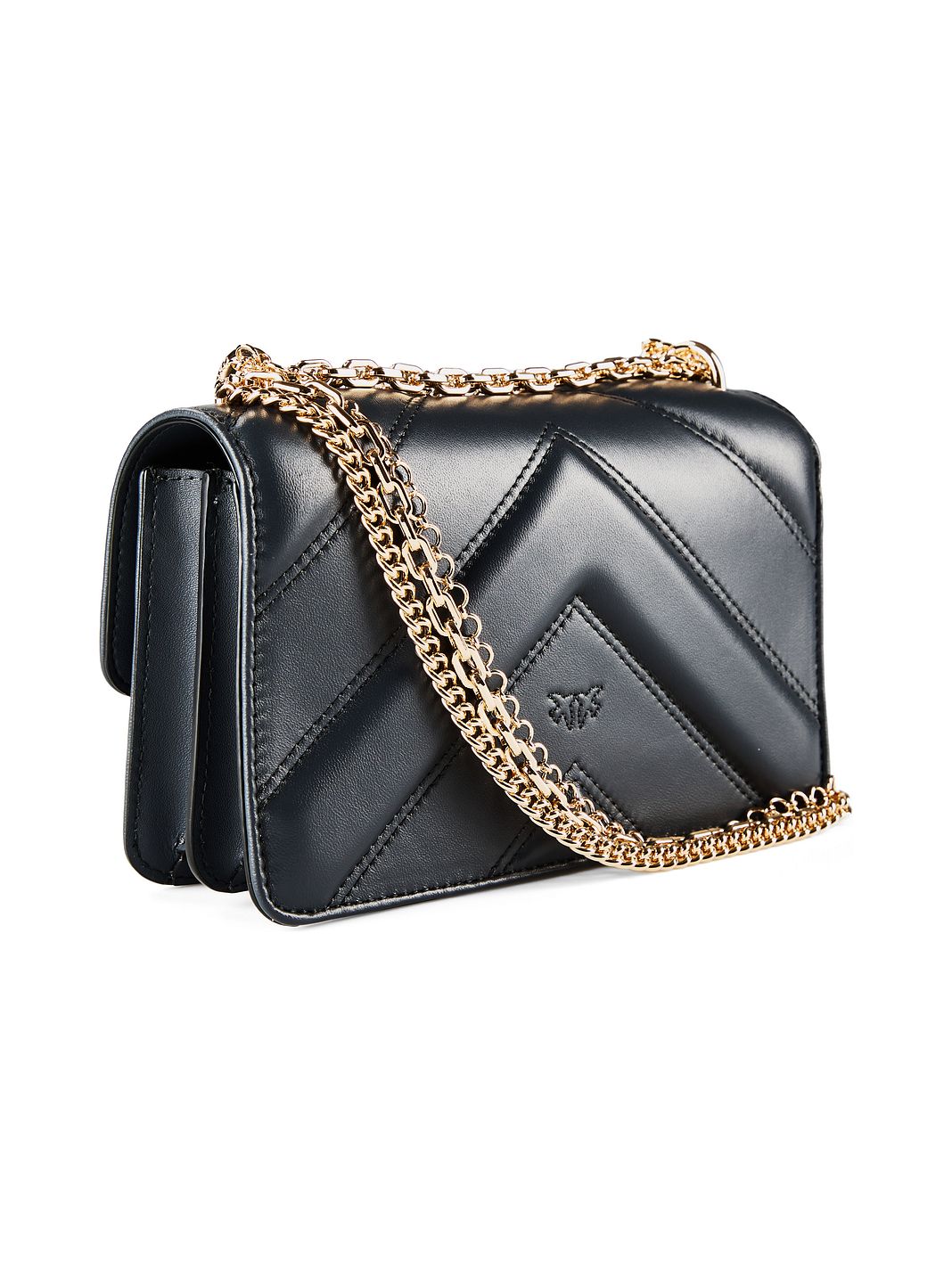 PINKO Love One Mini Borsa a tracolla Vera Pelle 20.5 cm
