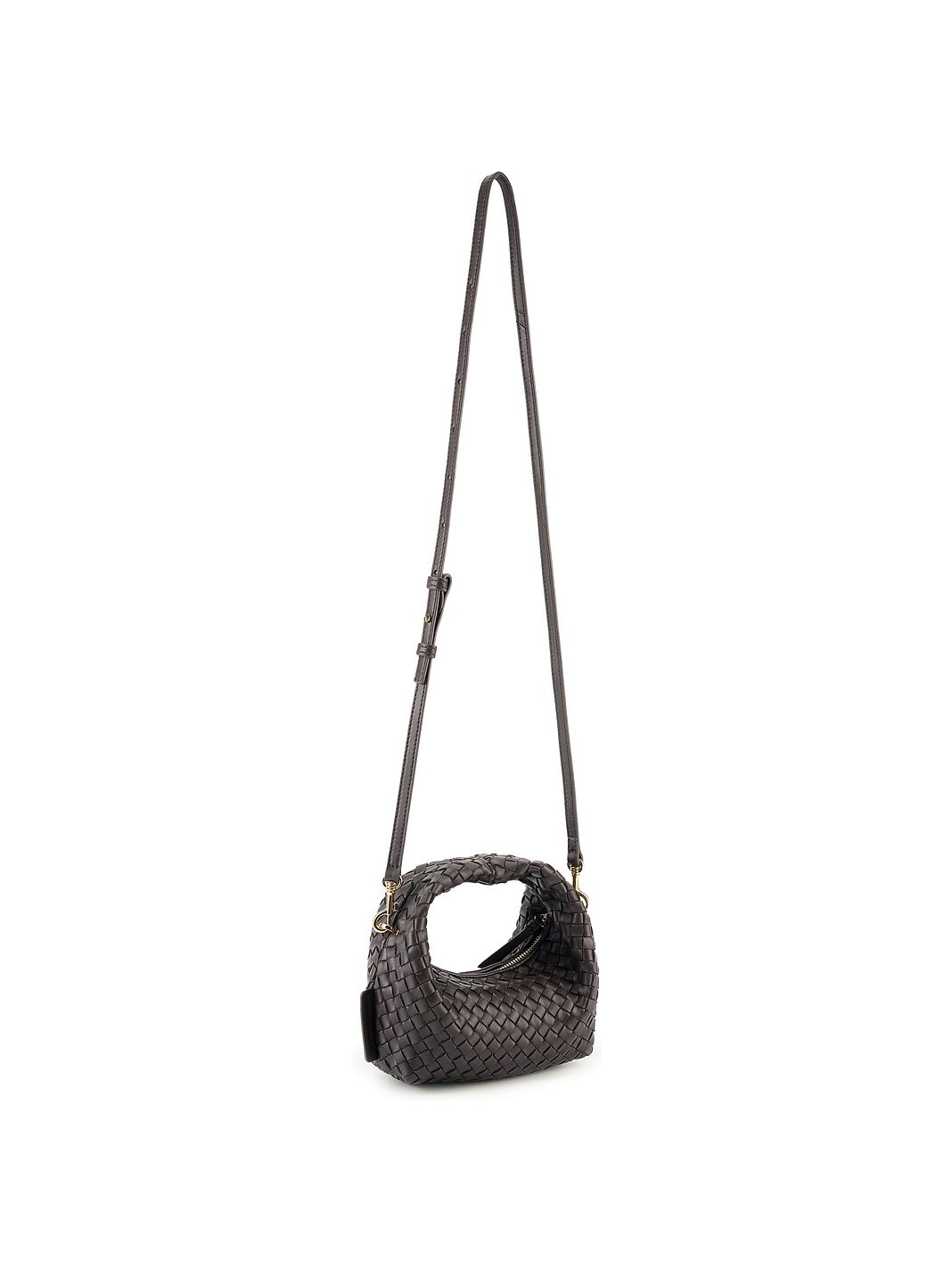 LES VISIONNAIRES Greta Micro weave Borsetta Vera Pelle 20 cm LES VISIONNAIRES Greta Micro weave Borsetta Vera Pelle 20 cm