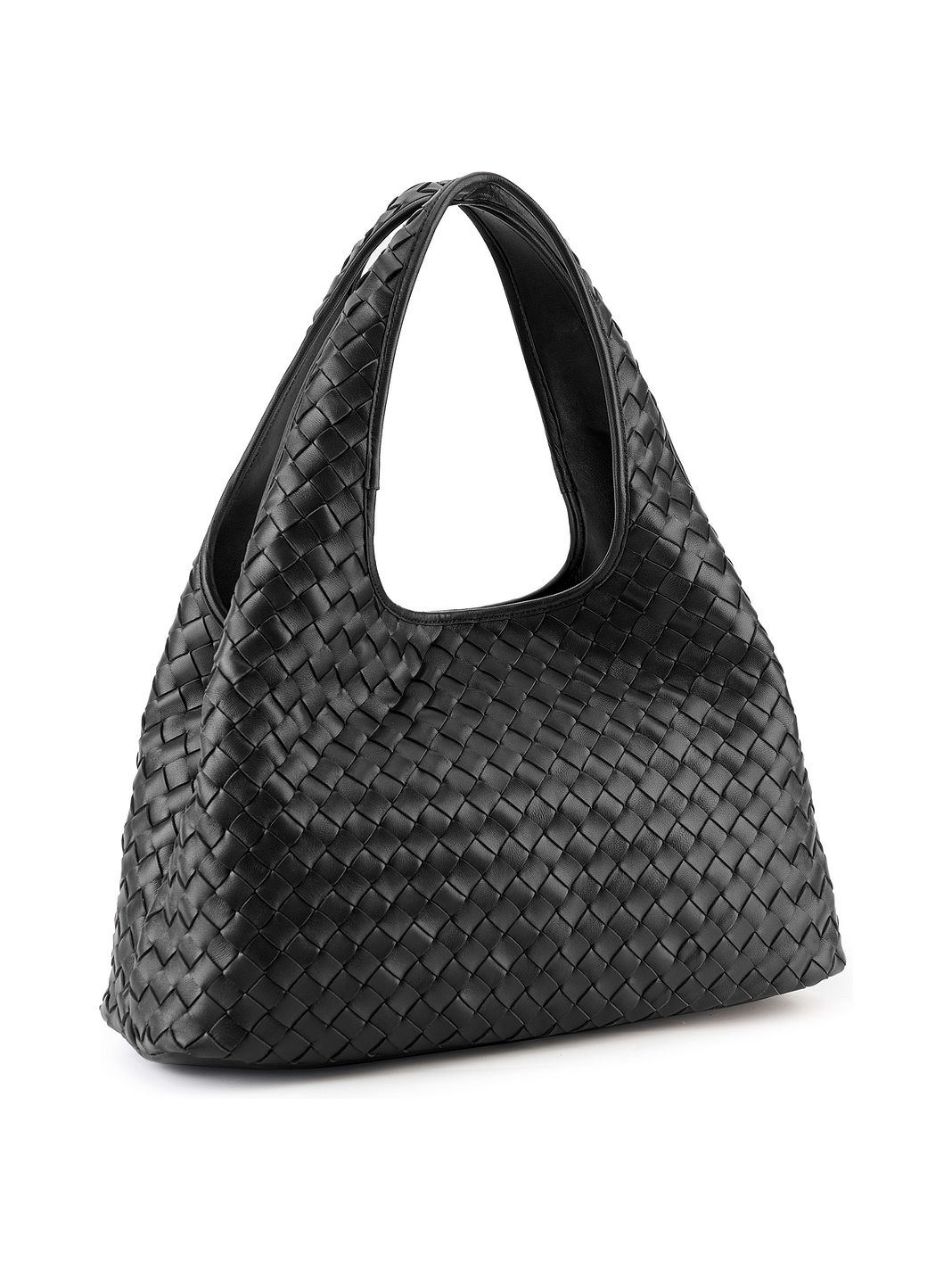 LES VISIONNAIRES Paz Weave Silky Borsa a spalla Vera Pelle 42 cm LES VISIONNAIRES Paz Weave Silky Borsa a spalla Vera Pelle 42 cm