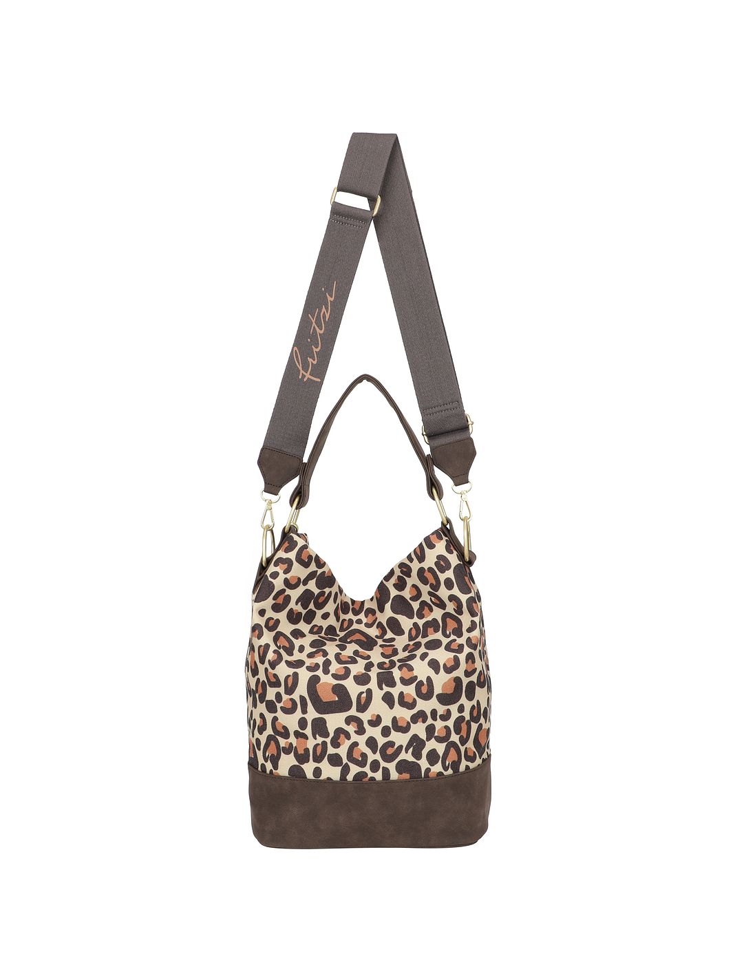 Fritzi aus Preußen Izzy07 Limited Leo Camel Borsa a spalla 25 cm Fritzi aus Preußen Izzy07 Limited Leo Camel Borsa a spalla 25 cm