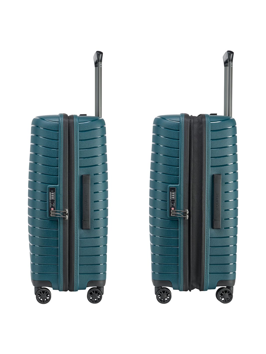 Stratic Novium 4 ruedas Trolley M 65 cm Con asa expansible Stratic Novium 4 ruedas Trolley M 65 cm Con asa expansible