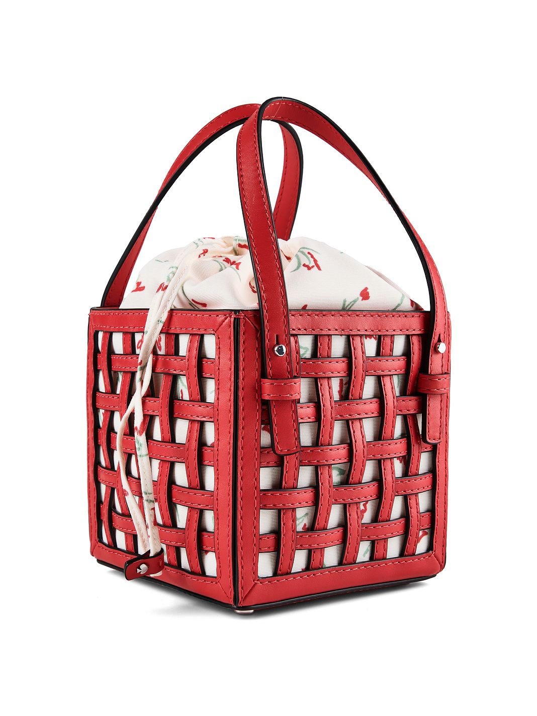 Kate Spade New York The Basket Bag Mini borsa a mano Vera Pelle 13 cm Kate Spade New York The Basket Bag Mini borsa a mano Vera Pelle 13 cm