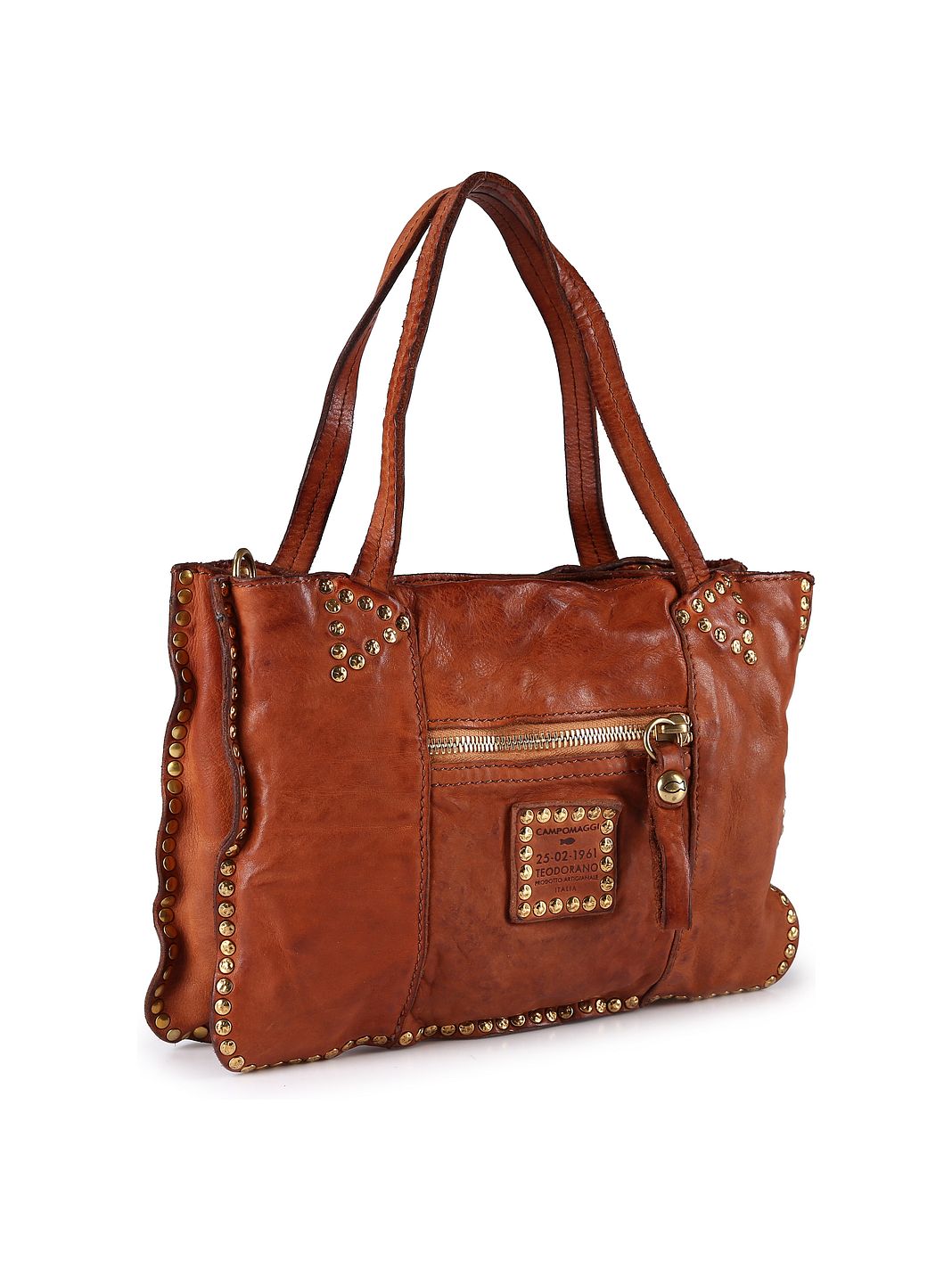 Campomaggi Cora Borsa a spalla Vera Pelle 25 cm