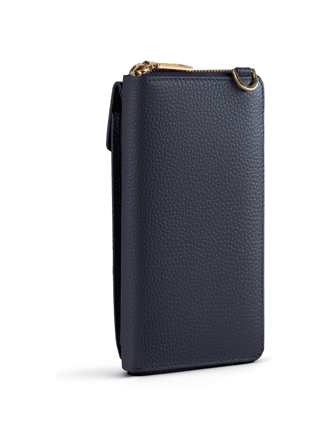 Lazarotti Portafoglio con chiusura a zip in pelle di Bologna, custodia per cellulare, 19 cm Lazarotti Portafoglio con chiusura a zip in pelle di Bologna, custodia per cellulare, 19 cm