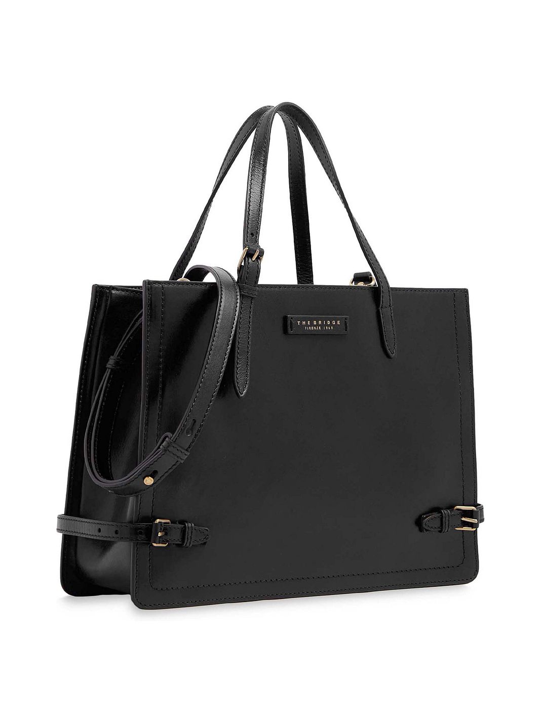The Bridge Monica Borsa a spalla Vera Pelle 36 cm The Bridge Monica Borsa a spalla Vera Pelle 36 cm