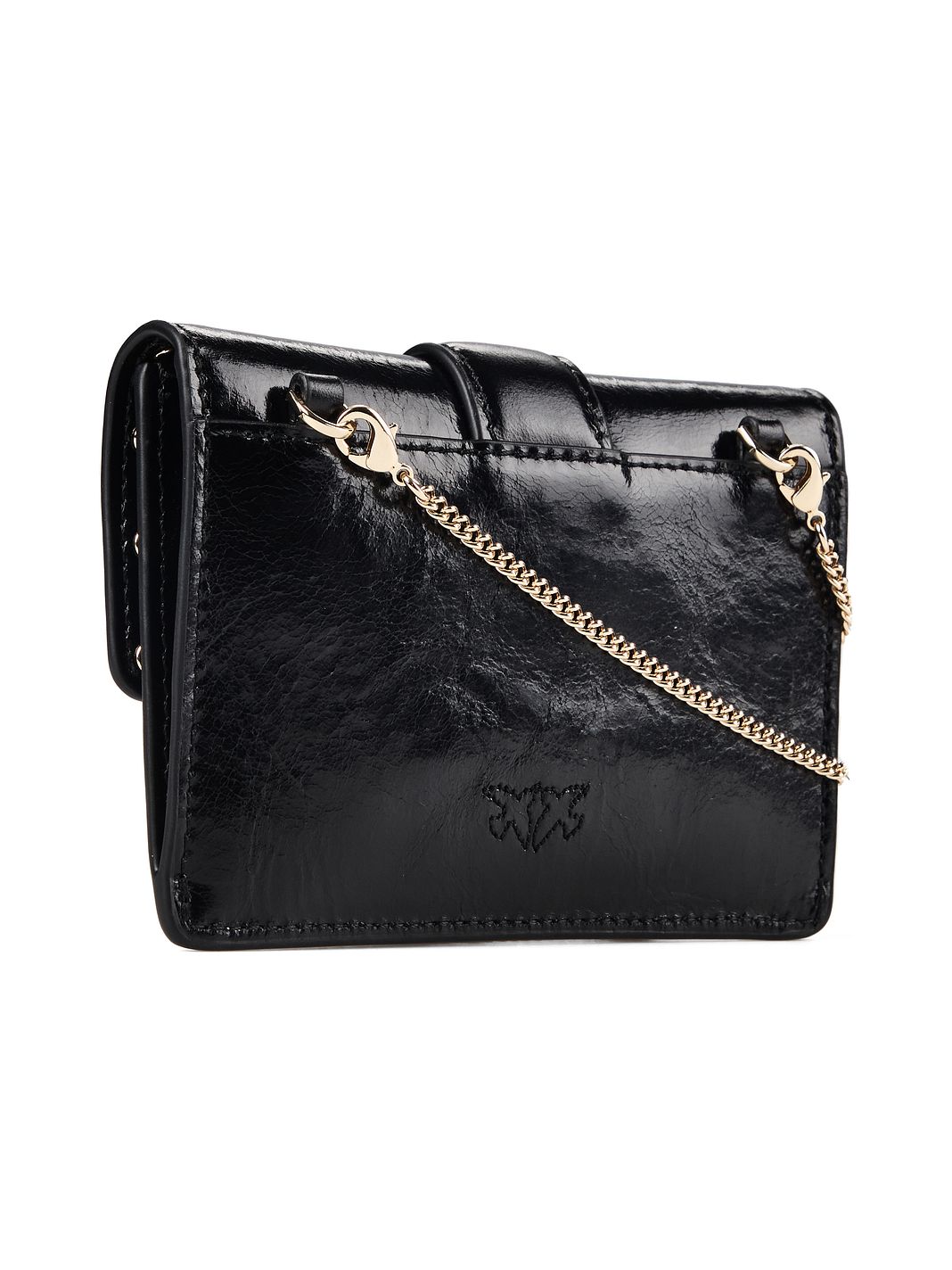 PINKO Love Pocket Studs Mini Borsa Borsa a tracolla Vera Pelle 13 cm PINKO Love Pocket Studs Mini Borsa Borsa a tracolla Vera Pelle 13 cm